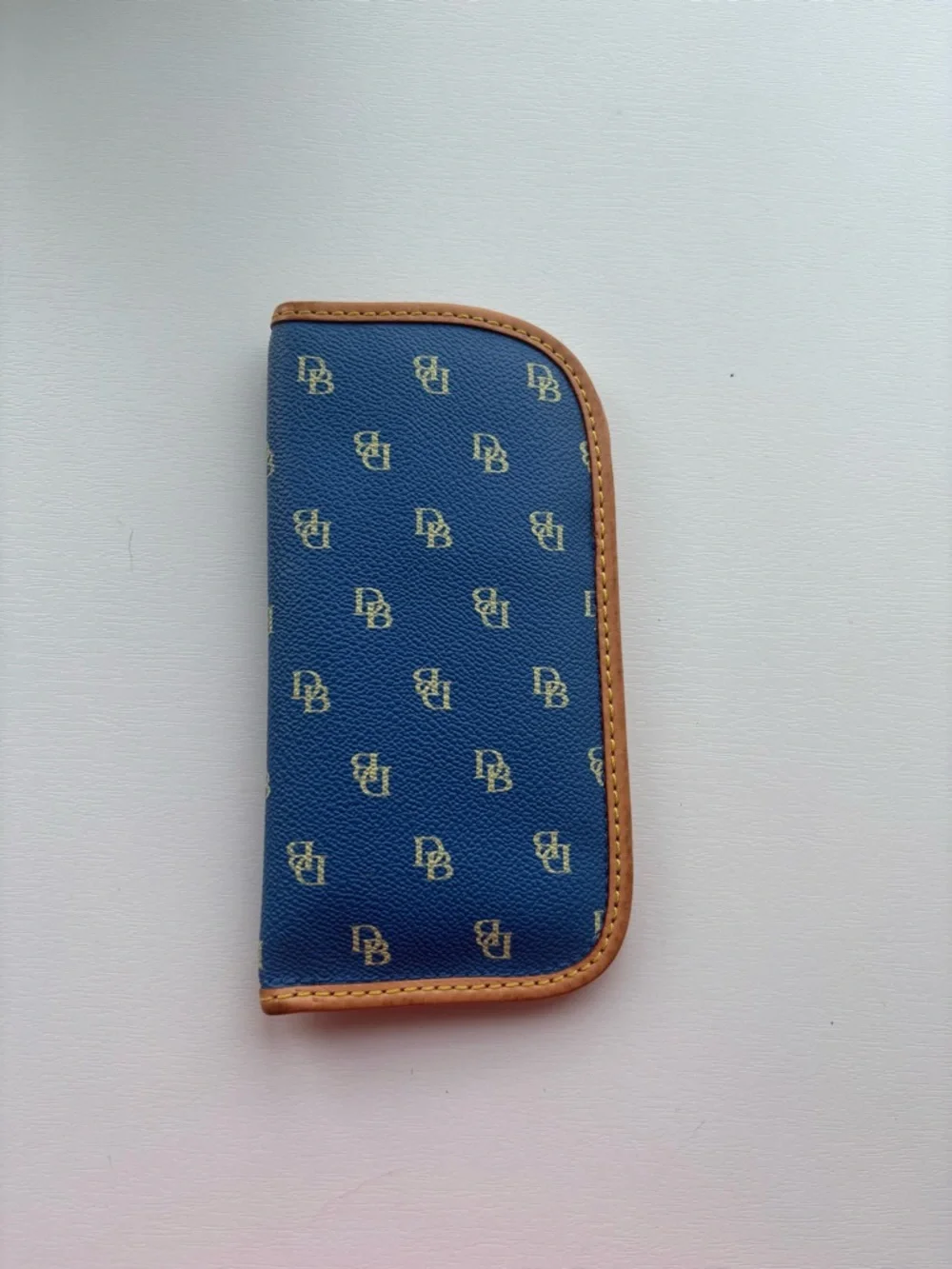 Dooney & Bourke Eyeglass Case - Blue and Tan - Picture 3 of 5